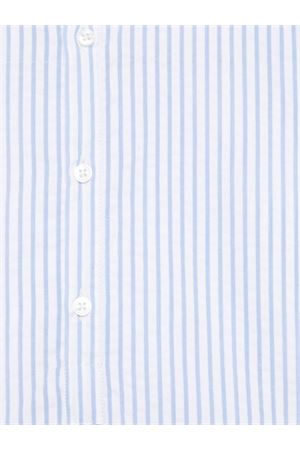 camicia in lino azzurro PAOLO PECORA KIDS | PP4045AZZUR